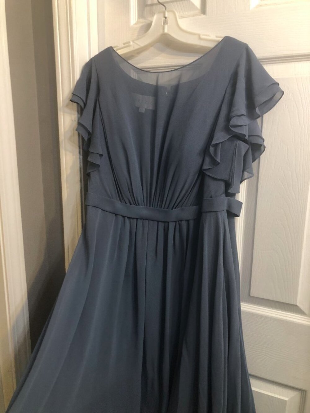 Gray Blue Dress